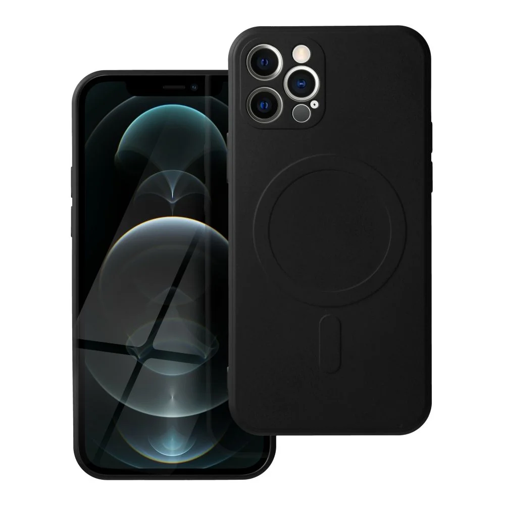 Φωτογραφία προϊόντος: . Silicone Mag Cover case for IPHONE 12 PRO black 5903396162299