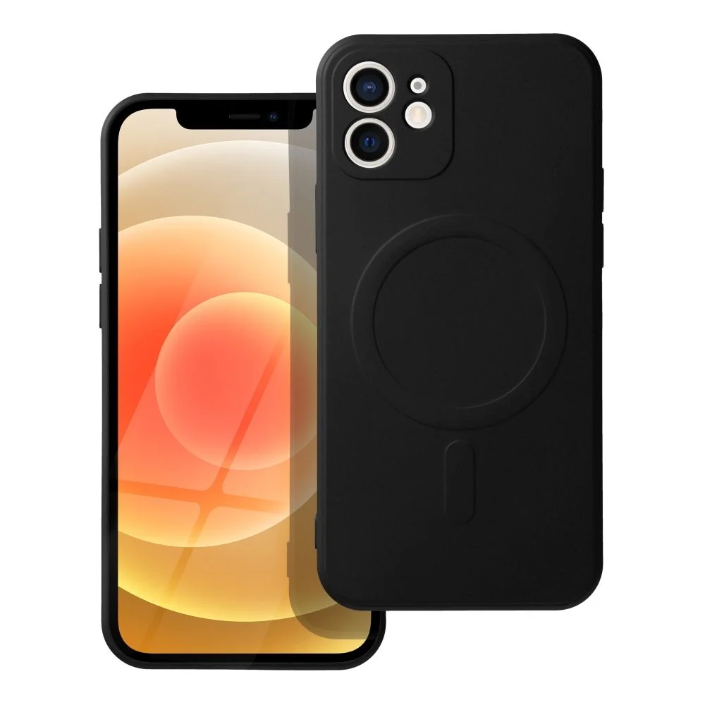 Φωτογραφία προϊόντος: . Silicone Mag Cover case for IPHONE 12 black