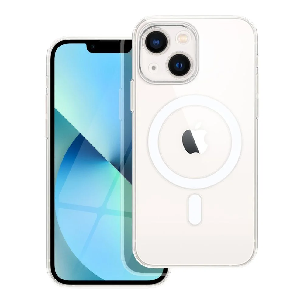 Φωτογραφία προϊόντος: . CLEAR MAG COVER case compatible with MagSafe for IPHONE 13 Mini transparent
