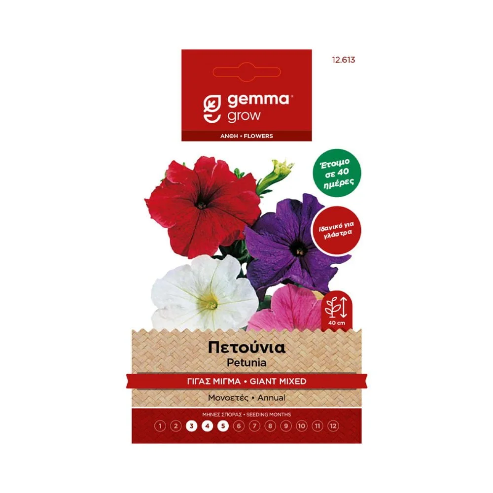 Φωτογραφία προϊόντος: Gemma Πετούνια Γίγας Μίγμα - 12613