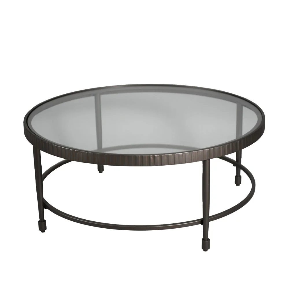 Φωτογραφία προϊόντος: LIBERTA GRANAZ COFFEE TABLE GUNMETAL 100x100x42.5