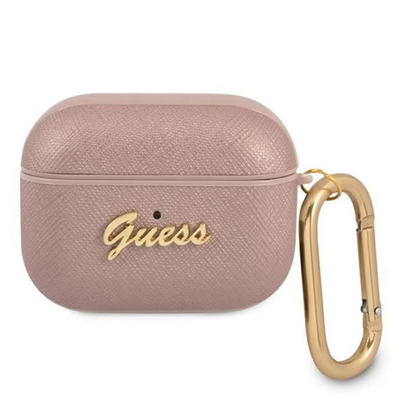 Φωτογραφία προϊόντος: Guess Apple AirPods Pro Script Metal Logo Ροζ
