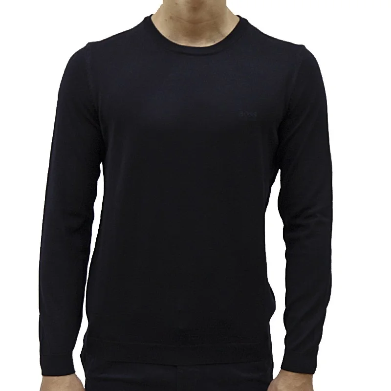 Φωτογραφία προϊόντος: BOSS C CAIO FINE-KNIT SWEATER IN MERINO WOOL BLACK