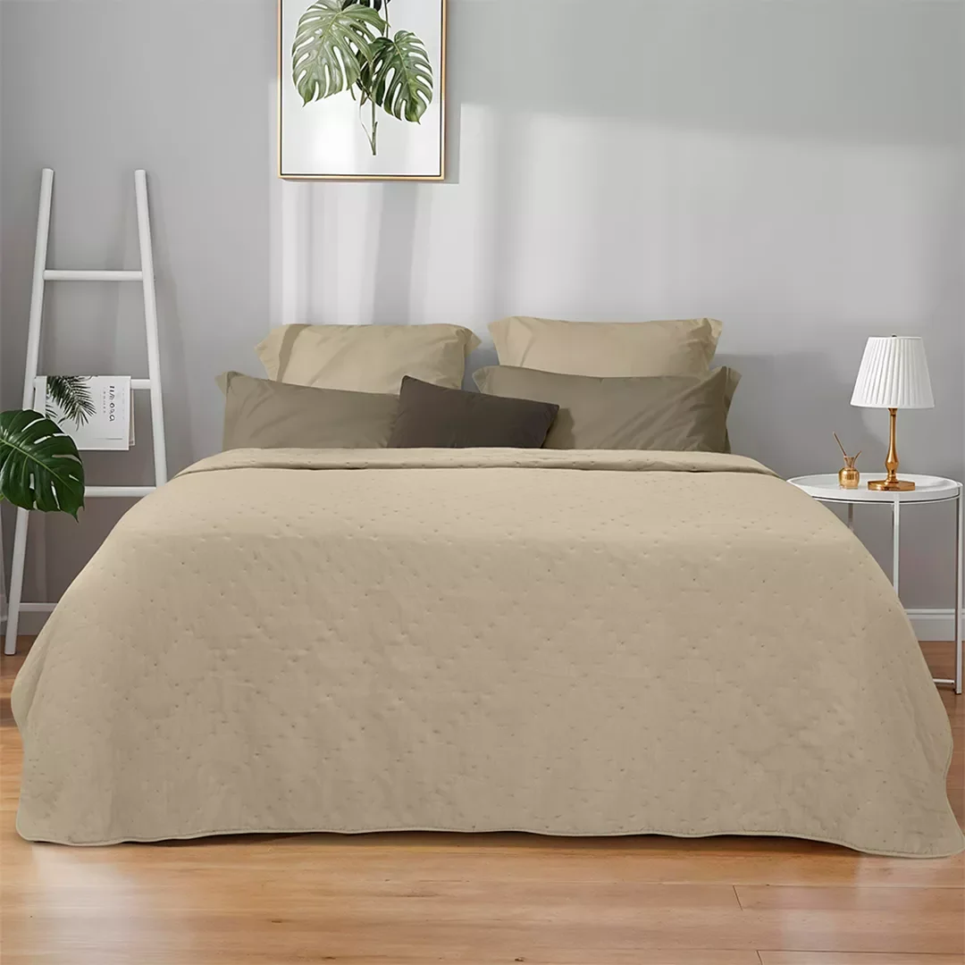 Φωτογραφία προϊόντος: LINO ΚΟΥΒΕΡΛΙ LIPE BEIGE 160Χ220 Beige Ημίδιπλο