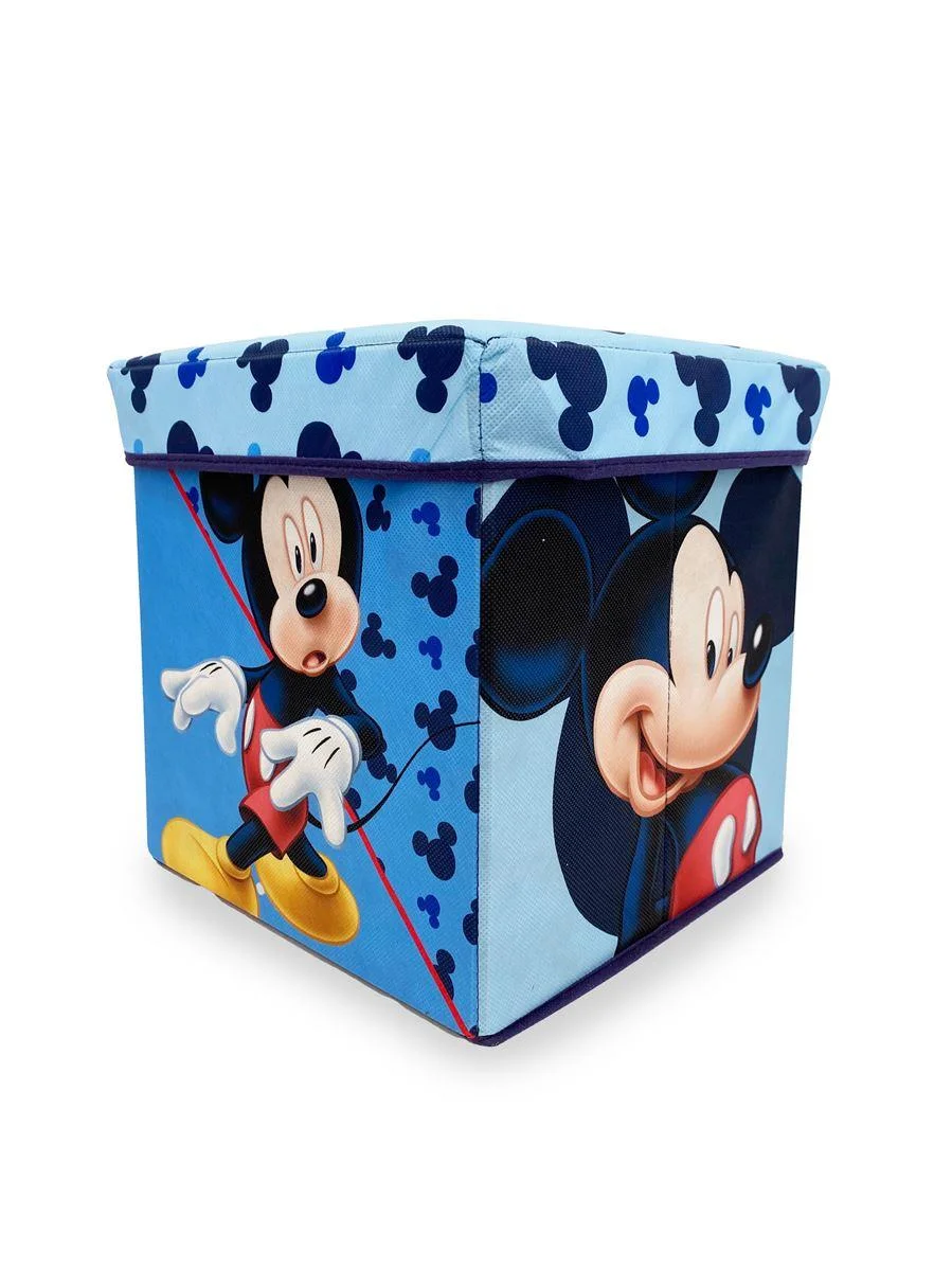 Φωτογραφία προϊόντος: Κουτί-Σκαμπό Disney Home Mickey 14 30X30X30 Sky Blue 100% Polyester