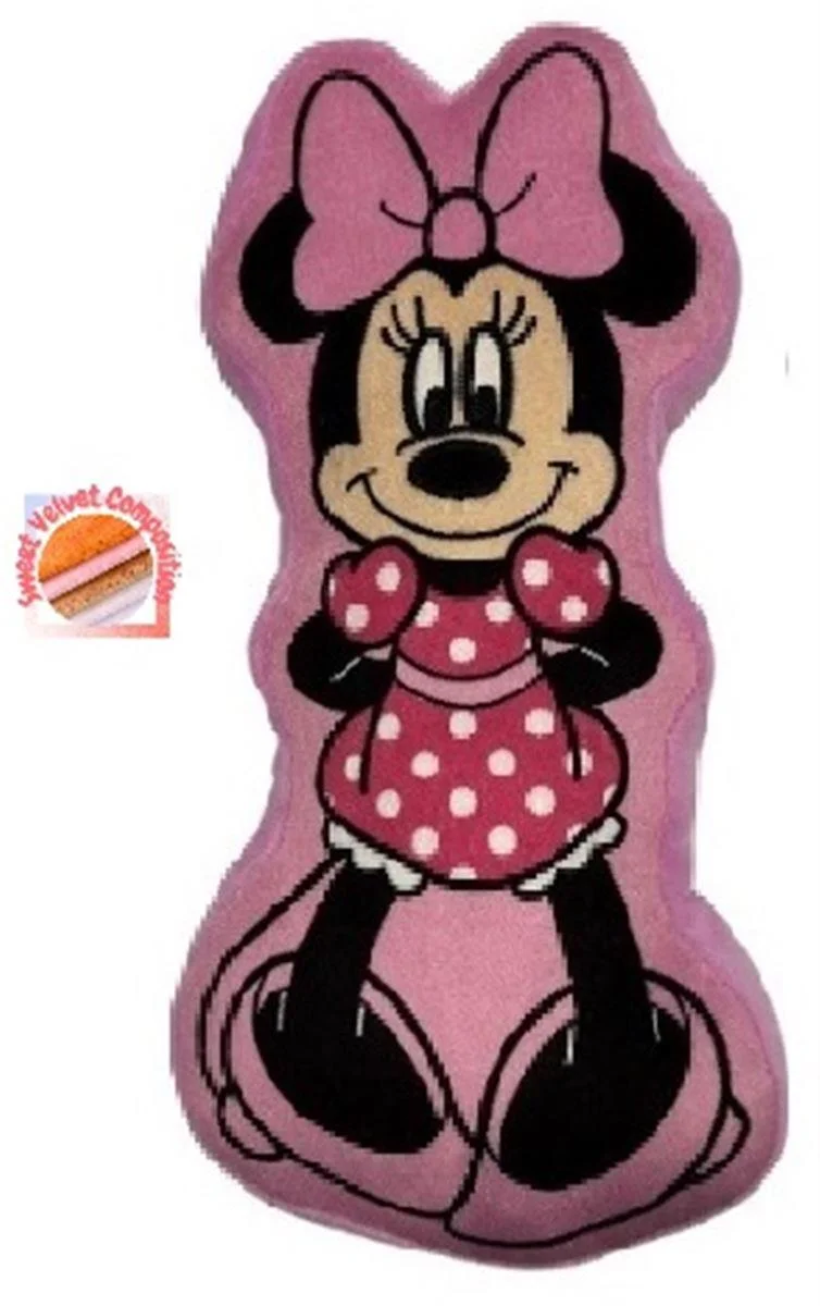 Φωτογραφία προϊόντος: Μαξιλάρι 3D Disney Home Minnie 78 30 cm Pink 100% Velboa