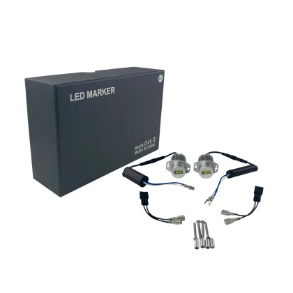 Φωτογραφία προϊόντος: 80W LED για γνήσια angel eyes για BMW E90 / E91 - λευκό χρώμα - 2τμχ