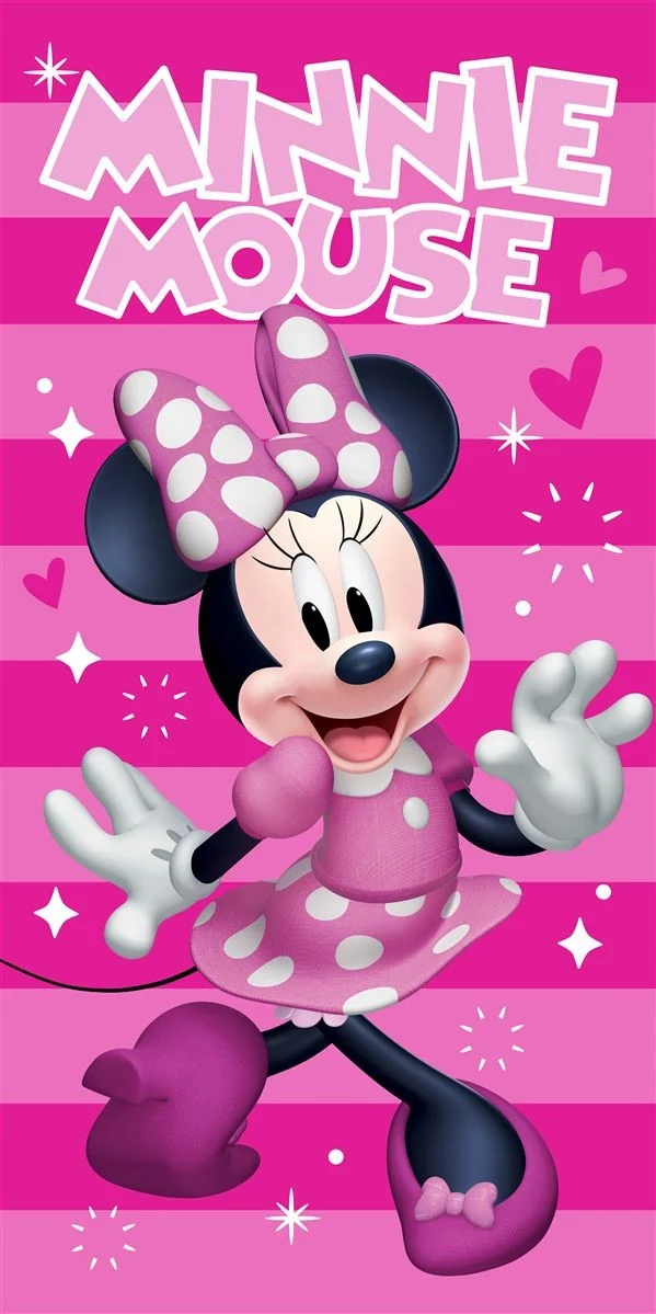 Φωτογραφία προϊόντος: Πετσέτα Θαλάσσης Quick Dry Disney Home Minnie 181 70X140 Fuchsia-Pink 100% Microfiber