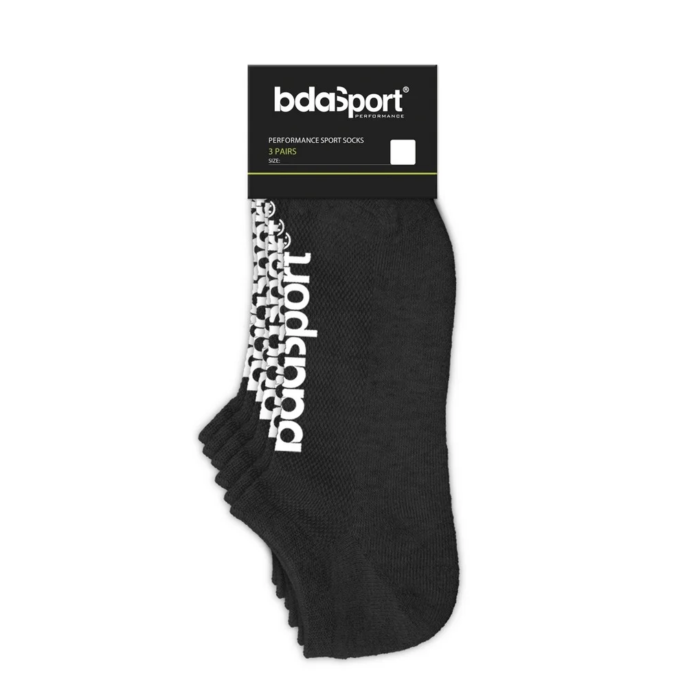 Φωτογραφία προϊόντος: Body Action κάλτσες χαμιλές NO SHOW UNISEX 3-PACK 095302-01-BLACK