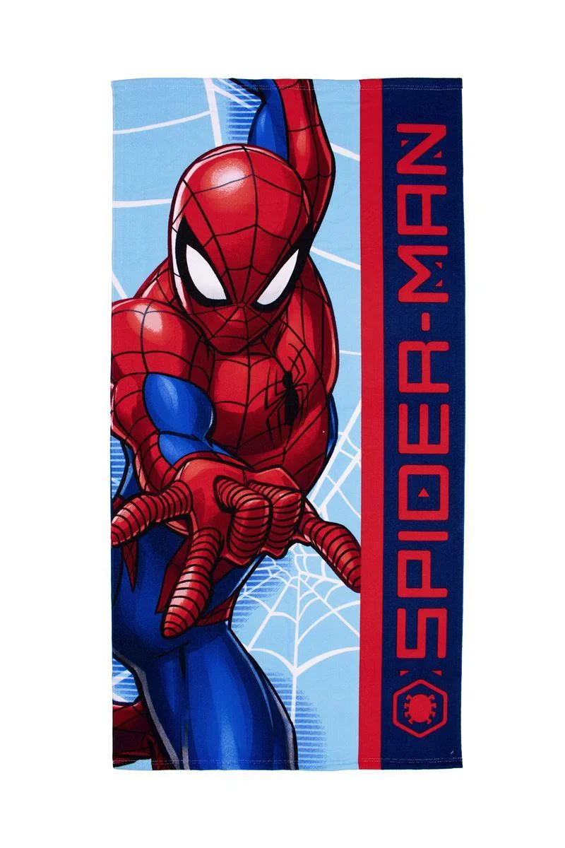 Φωτογραφία προϊόντος: Πετσέτα Θαλάσσης Quick Dry Marvel Spider-Man 41 70X140 Sky Blue 100% Microfiber