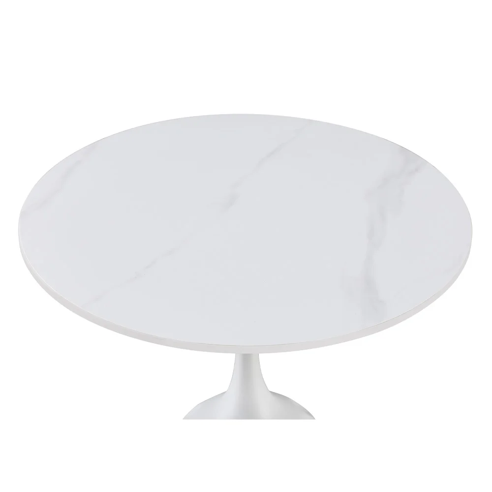 Φωτογραφία προϊόντος: SNOW SIDE TABLE ΛΕΥΚΟ ΜΕ ΟΨΗ ΜΑΡΜΑΡΟΥ ΛΕΥΚΟ 50x50x61