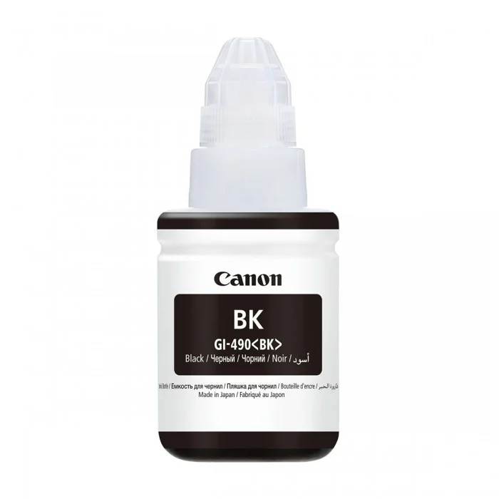 Φωτογραφία προϊόντος: Ink OriginalInk Canon GI-490 Black Ink 135ml 6k