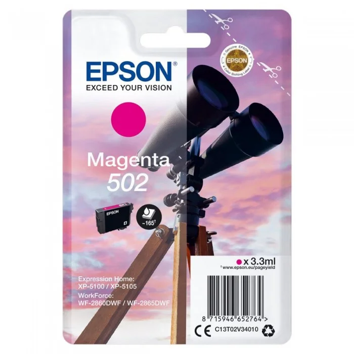 Φωτογραφία προϊόντος: Ink Epson T02V34 C13T02V34010 Magenta - 3.3ml