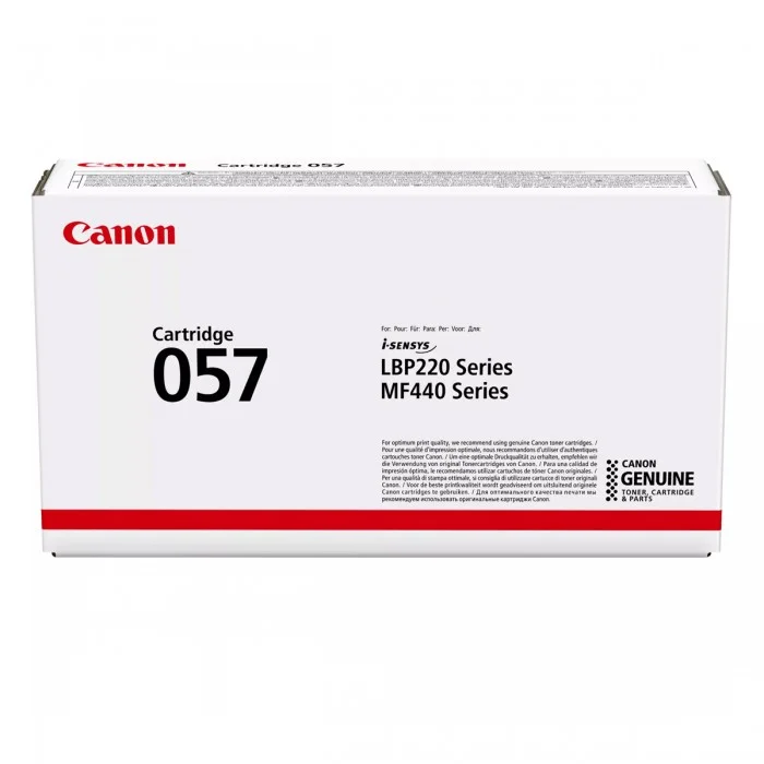 Φωτογραφία προϊόντος: Toner Laser Canon Crtr CRG 057 Black Standar Capacity - 3,1K Pgs