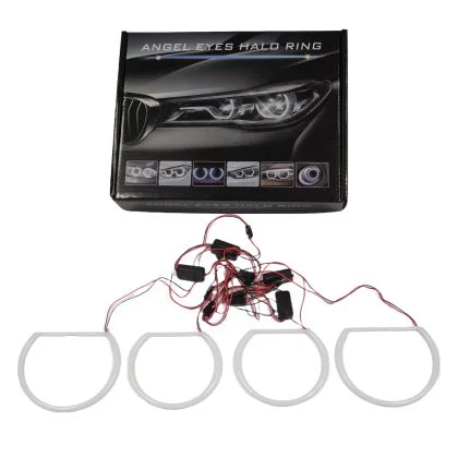 Φωτογραφία προϊόντος: Δαχτυλίδια angel eyes για BMW E46 coupe (1998-2003) / BMW E46 Sedan, Combi (1998-2005) - lightbar design - κόκκινα