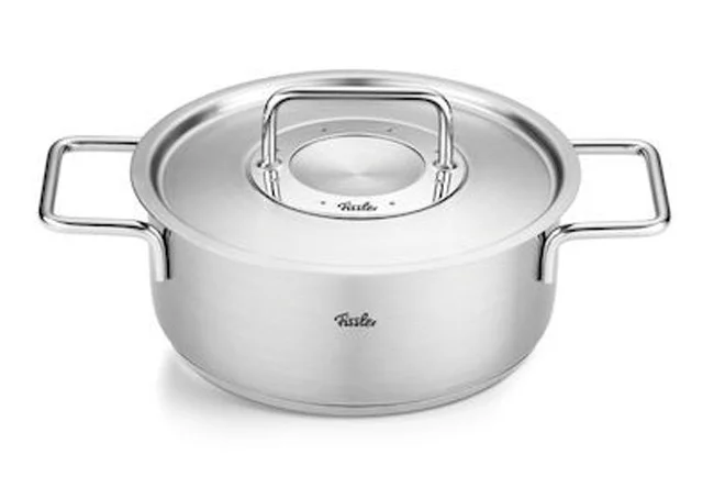Φωτογραφία προϊόντος: Fissler Κατσαρόλα Ανοξείδωτη Ρηχή Pure 24cm