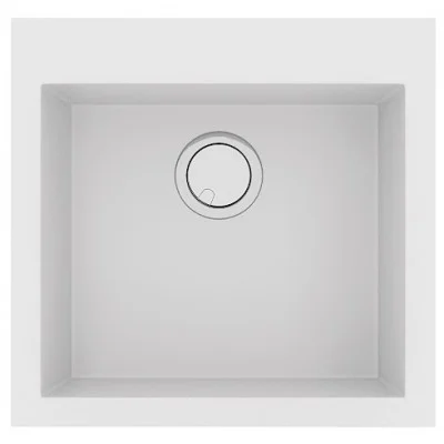 Φωτογραφία προϊόντος: Sanitec Ultra Granite 816 (50X50) Bianco Ένθετος Νεροχύτης