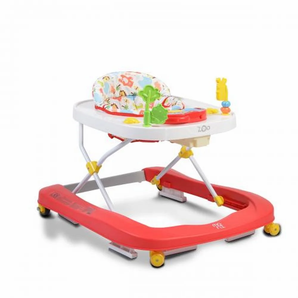 Φωτογραφία προϊόντος: Cangaroo Baby Walker Zoo 2 in 1 Red Περπατούρα