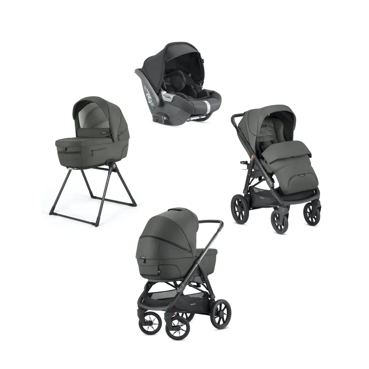 Φωτογραφία προϊόντος: Inglesina Quattro Aptica XT Cab Charcoal Grey Σύστημα Μεταφοράς