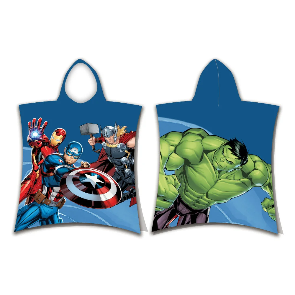 Φωτογραφία προϊόντος: Borea Παιδικό πόντσο Microfiber Avengers Μπλε 50 x 115 cm Μπλε 50 x 115 cm