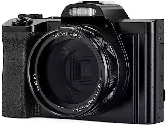 Φωτογραφία προϊόντος: Andowl X9 Compact Φωτογραφική Μηχανή 48MP Οπτικού Ζουμ 16x Μαύρη