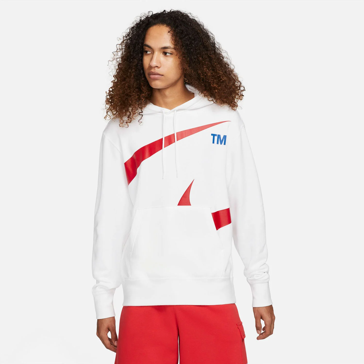 Φωτογραφία προϊόντος: NIKE SPORTSWEAR SWOOSH PULLOVER HOODIE ΑΣΠΡΟ