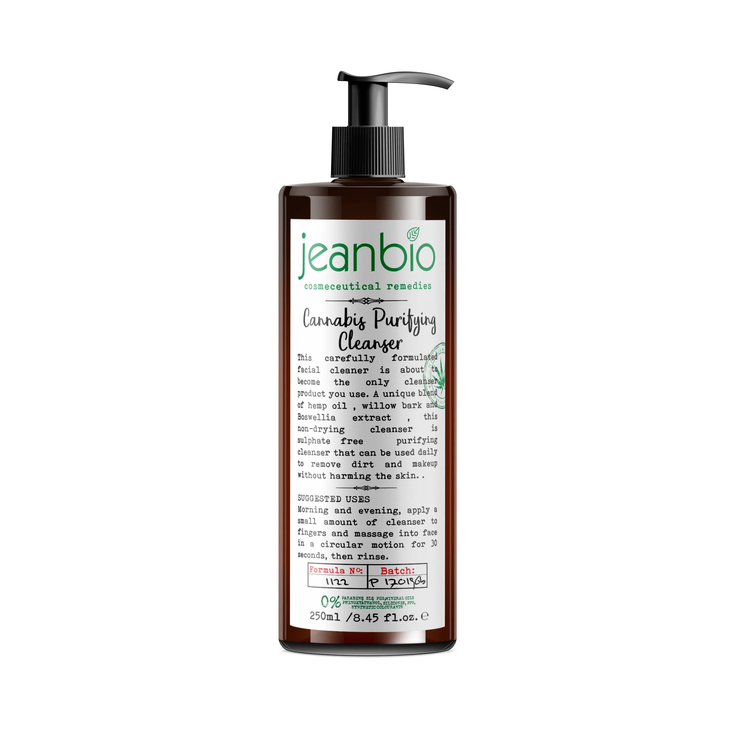 Φωτογραφία προϊόντος: JEANBIO CANNABIS PURIFYING CLEANSER FORMULA