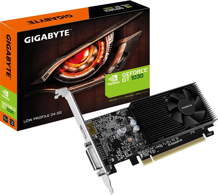 Φωτογραφία προϊόντος: GIGABYTE VGA NVIDIA GeForce GT 1030 GV-N1030D4-2GL, GDDR4 2GB, 64bit