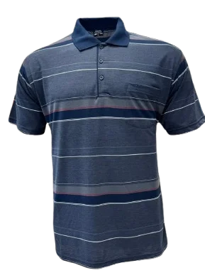 Φωτογραφία προϊόντος: Color Colucci POLO Μακό Κ.Μ. Τσέπη, Ρίγα-ΓΚΡΙ-ΜΠΛΕ & ΜΕΓΑΛΑ ΜΕΓΕΘΗ