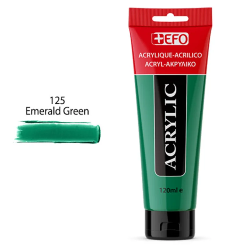 Φωτογραφία προϊόντος: +Efo Acrylic 120ml 125 Emerald Green 389125