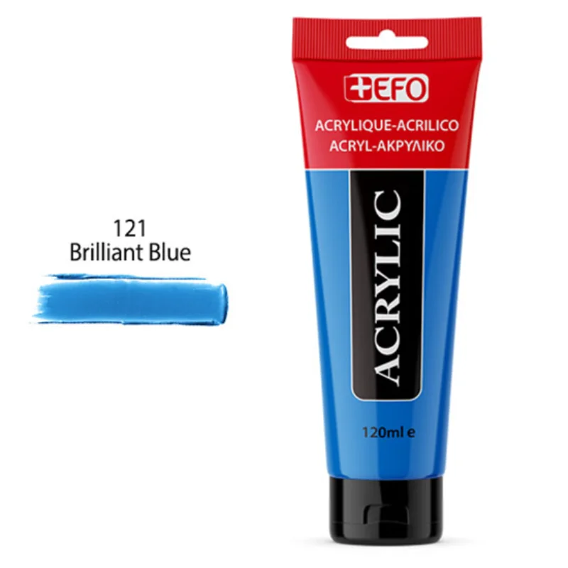 Φωτογραφία προϊόντος: +Efo Acrylic 120ml 121 Brilliant Blue 389121