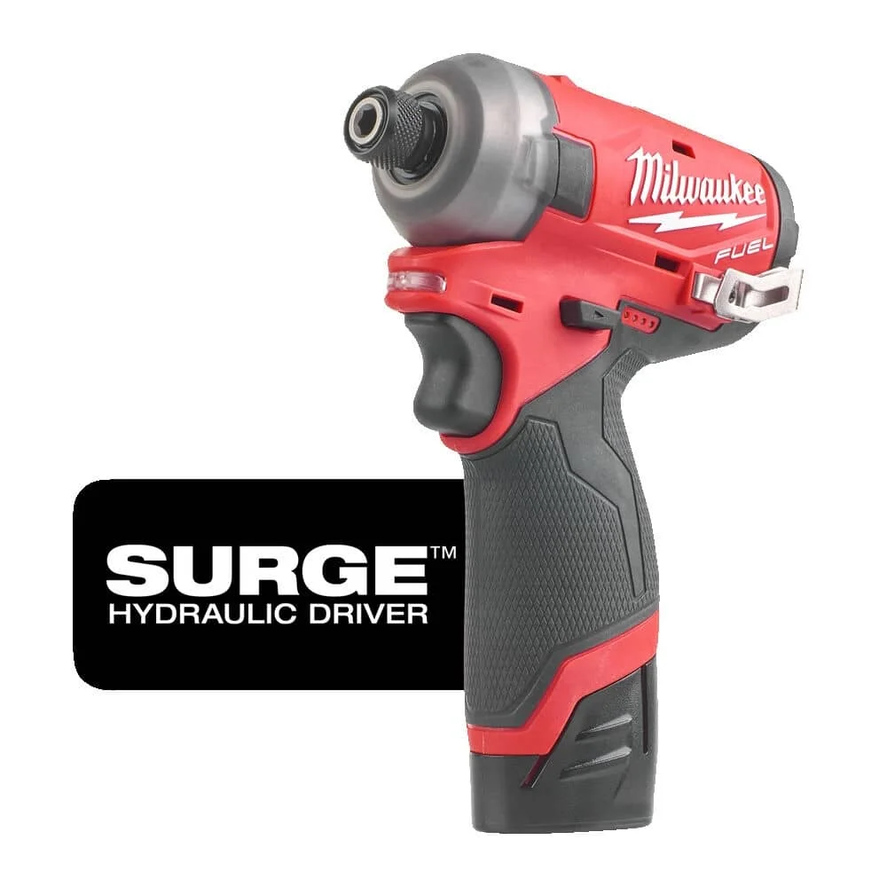Φωτογραφία προϊόντος: Milwaukee M12 FQID-202X - Υδραυλικό Παλμικό Κατσαβίδι 1/4 10.8V περιλαμβάνει φορτιστή , βαλίτσα μεταφοράς & 2 μπαταρίες των 2.0Ah (2x2Ah) (4933464973)