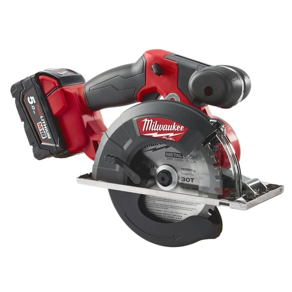 Φωτογραφία προϊόντος: Milwaukee M18 FMCS-502X - Δισκοπρίονο 18V περιλαμβάνει φορτιστή , βαλίτσα μεταφοράς & 2 μπαταρίες των 5.0Ah (2 x 5.0Ah) (4933459193)