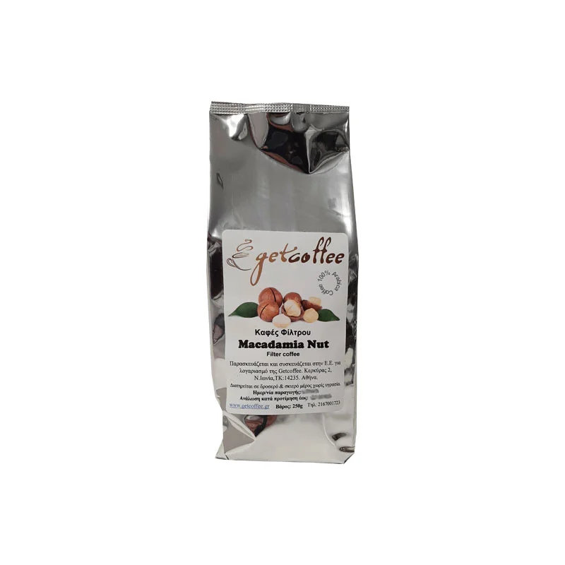 Φωτογραφία προϊόντος: Καφές Φίλτρου Macadamia Nut Getcoffee 250g