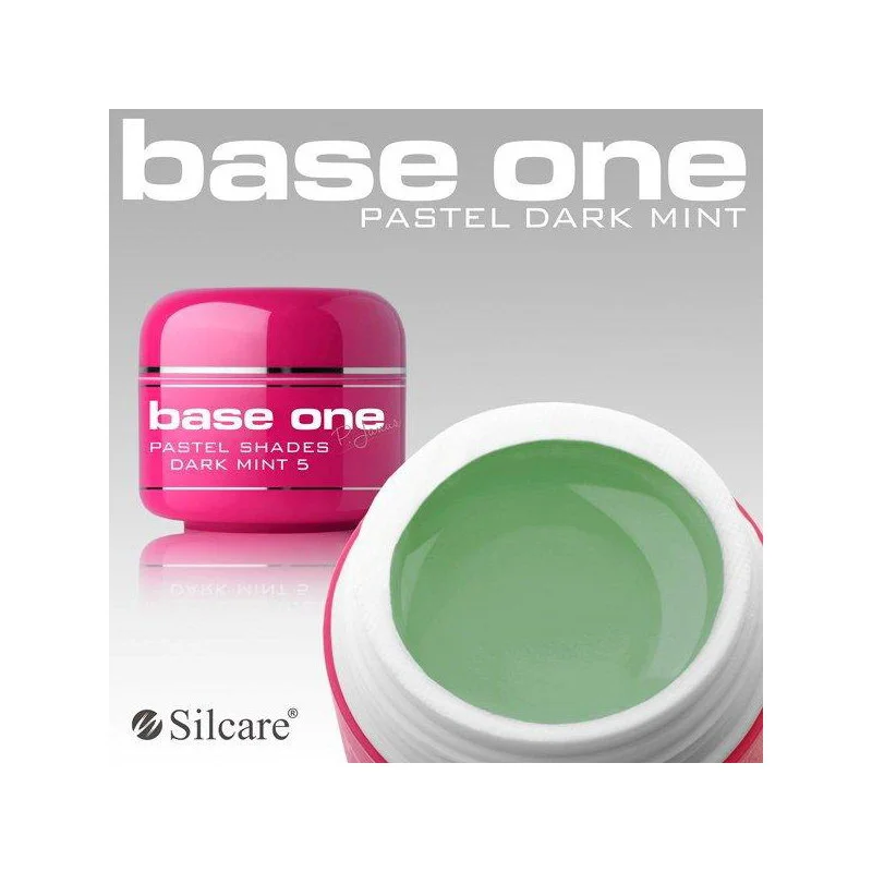 Φωτογραφία προϊόντος: GEL LUXNAIL-BASE ONE PASTEL (DARK MINT) 5ml - SILCARE