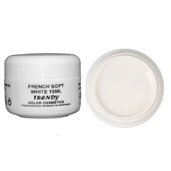 Φωτογραφία προϊόντος: TRENDY French Gel Soft White 15ml - Trendy