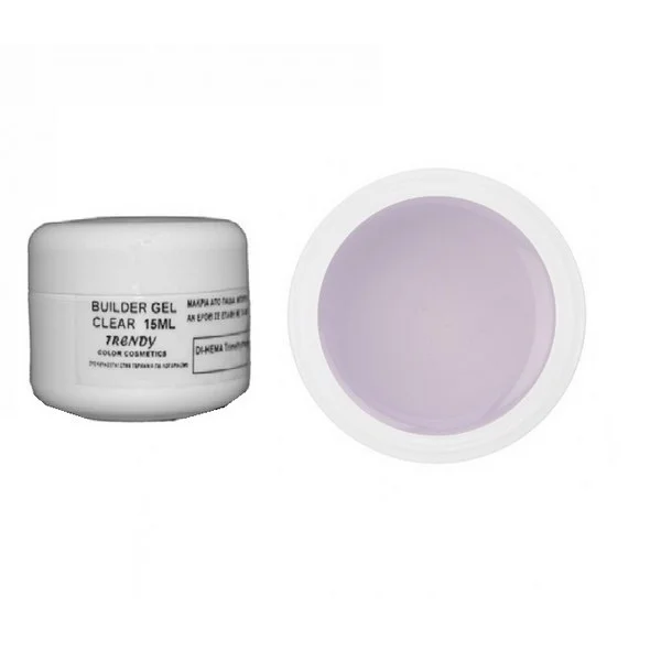 Φωτογραφία προϊόντος: BUILDER GEL CLEAR 15ML - TRENDY