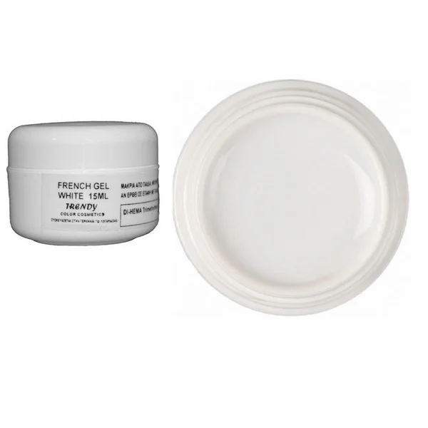 Φωτογραφία προϊόντος: FRENCH GEL TRENDY WHITE 15ML - TRENDY