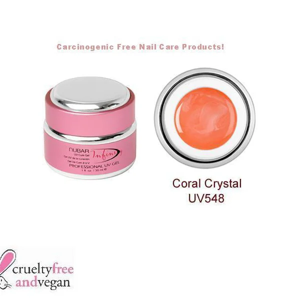 Φωτογραφία προϊόντος: NUBAR UV548 Coral Crystal Gel 15ml