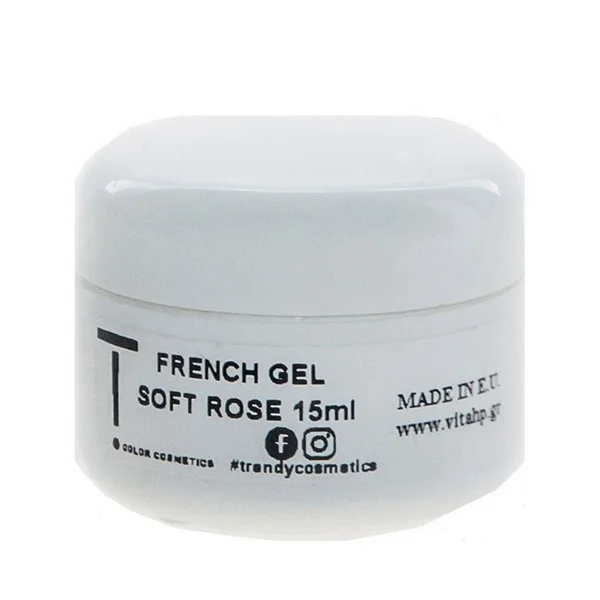 Φωτογραφία προϊόντος: French Gel Soft Rose 15 ml - TRENDY