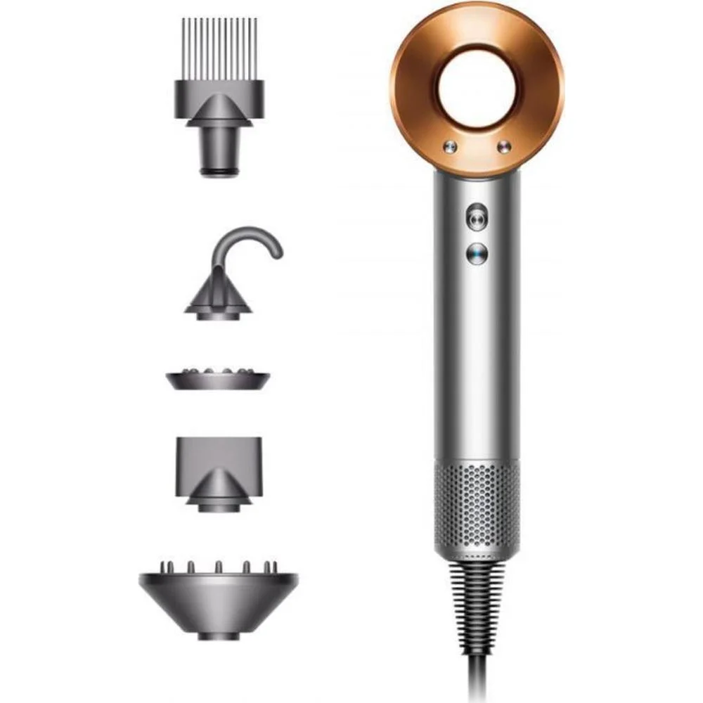 Φωτογραφία προϊόντος: Dyson Supersonic Ionic HD07 (389922-01) Nickel/Copper Επαγγελματικό Πιστολάκι Μαλλιών με Φυσούνα 1600W