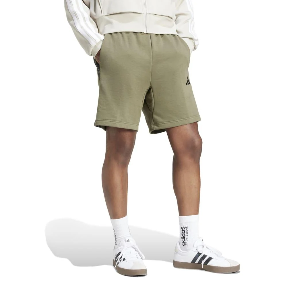 Φωτογραφία προϊόντος: Adidas Essential 3-Stripes French Terry Shorts JE6416 Ανδρική Βερμούδα Χακί