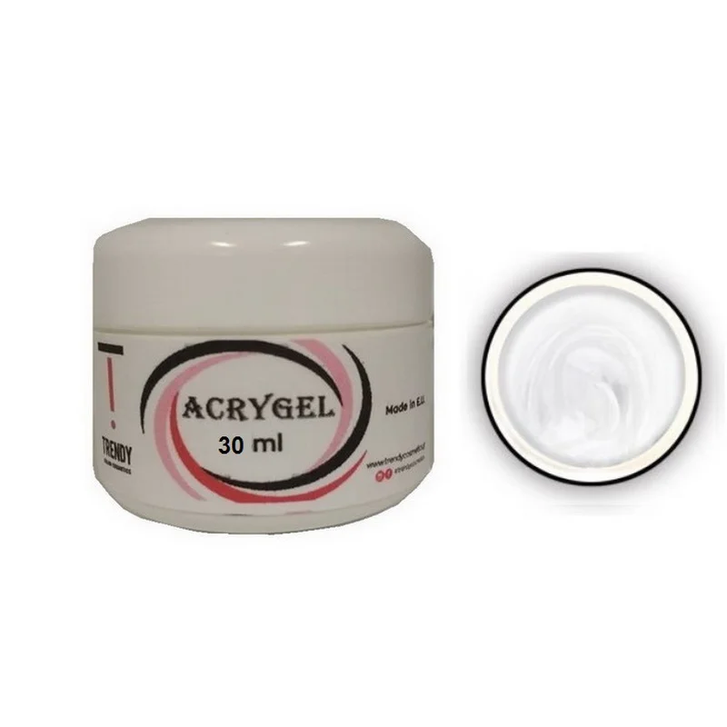 Φωτογραφία προϊόντος: ACRYGEL TRENDY WHITE -30ml - TRENDY