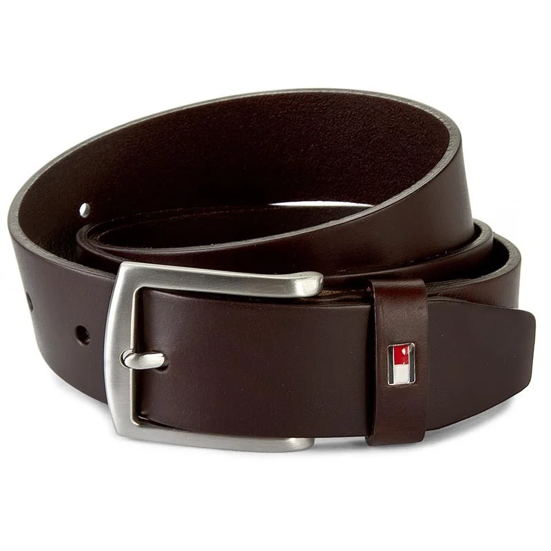 Φωτογραφία προϊόντος: TOMMY HILFIGER LEATHER DENTON W3.5 BELT MEN TOMMY HILFIGER ΚΑΦΕ (AM0AM10312-0HD)
