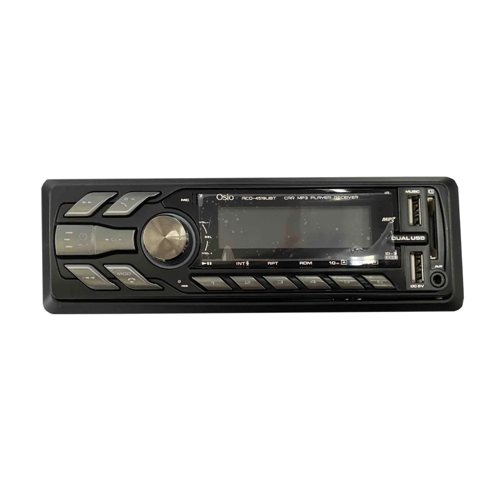 Φωτογραφία προϊόντος: Osio RADIO 1 DIN DUAL USB/FM/SD/MP3/WMA/BLUETOOTH 180W ΜΕ ΕΠΙΛΟΓΗ ΦΩΤΙΣΜΟΥ 3 ΧΡΩΜΑΤΩΝ & ΧΕΙΡΙΣΤΗΡΙΟ OSIO - 1 τεμ. ACO-4519UBT/OSIO