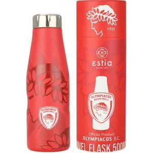 Φωτογραφία προϊόντος: Estia Θερμος Travel Flask Olympiacos Bc Edition 500ml 00-27179