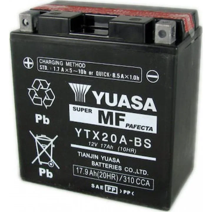 Φωτογραφία προϊόντος: Yuasa YTX20A-BS 12V 17Ah