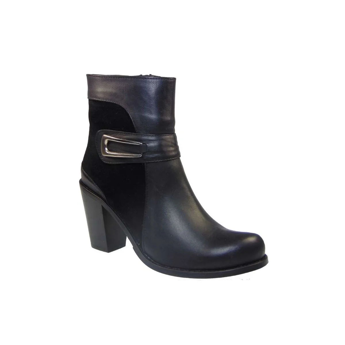 Φωτογραφία προϊόντος: TsimpolisShoes Tsimpolis Shoes 0316 Μποτάκι Δερμάτινο Με Καστόρι Μαύρο 8760