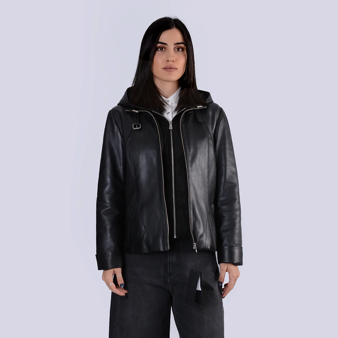 Φωτογραφία προϊόντος: Guy Laroche Real Leather Jacket 480 Black