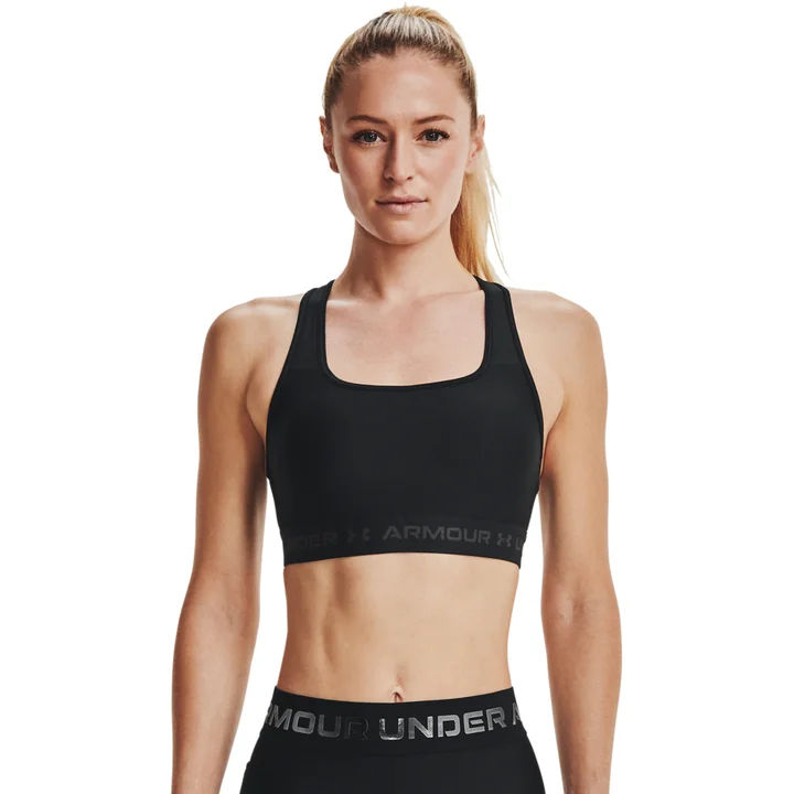 Φωτογραφία προϊόντος: Under Armour Crossback Mid Bra Γυναικείο Αθλητικό Μπουστάκι Μαύρο